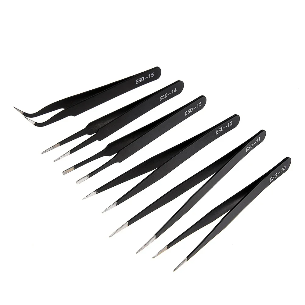 6pcs Precision Tweezers Set ES - огляд і ціна Electronics Repair Tools